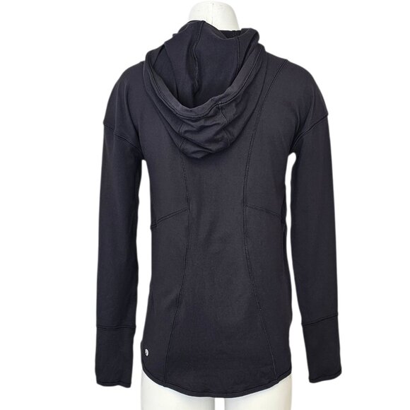 Lululemon Womens Ready To Rulu Hoodie Black, Pullover, Mock Neck, Size XXS - Picture 4 of 8